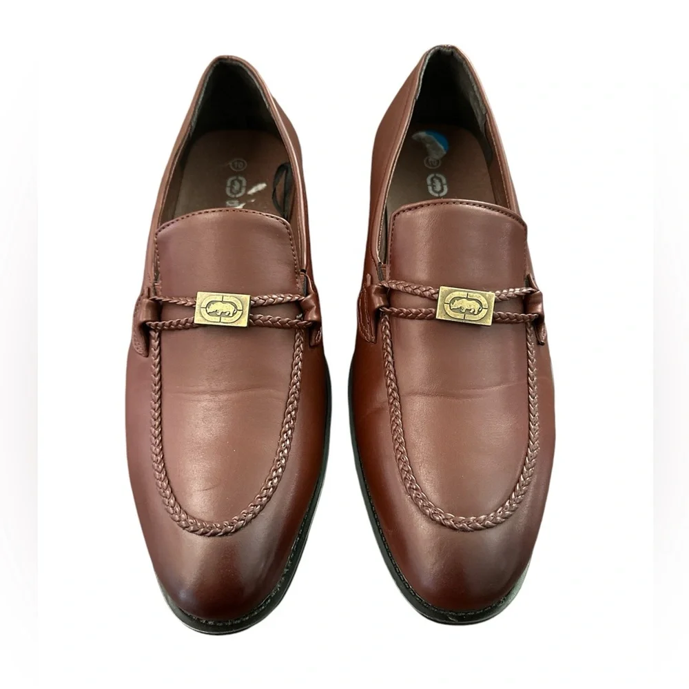 Men brown loafers